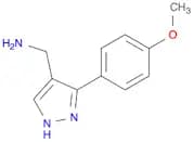 [3-(4-methoxyphenyl)-1H-pyrazol-4-yl]methylamine hydrochloride
