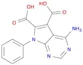 4-Amino-7-phenyl-7H-pyrrolo[2,3-d]pyrimidine-5,6-dicarboxylic acid