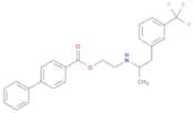 [1,1'-Biphenyl]-4-carboxylic acid, 2-[[1-methyl-2-[3-(trifluoromethyl)phenyl]ethyl]amino]ethyl est…