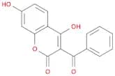 2H-1-Benzopyran-2-one, 3-benzoyl-4,7-dihydroxy-