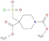 1,4-Piperidinedicarboxylic acid, 4-[(chlorosulfonyl)methyl]-, 1,4-dimethyl ester