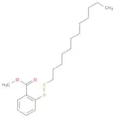 Benzoic acid, 2-(dodecyldithio)-, methyl ester