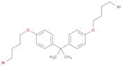 Benzene, 1,1'-(1-methylethylidene)bis[4-(4-bromobutoxy)-