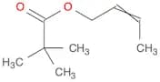 Propanoic acid, 2,2-dimethyl-, 2-buten-1-yl ester