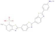 [2,6':2',6''-Terbenzothiazole]-7-sulfonic acid, 2''-(4-aminophenyl)-6-methyl-, sodium salt (1:1)
