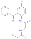 Acetamide, N-[2-[(2-benzoyl-4-chlorophenyl)amino]-2-oxoethyl]-2-chloro-