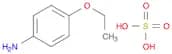Benzenamine, 4-ethoxy-, sulfate (1:1)