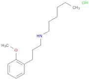 Benzenepropanamine, N-hexyl-2-methoxy-, hydrochloride (1:1)