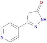 3H-Pyrazol-3-one, 2,4-dihydro-5-(4-pyridinyl)-