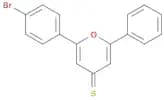4H-Pyran-4-thione, 2-(4-bromophenyl)-6-phenyl-