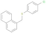 Naphthalene, 1-[[(4-chlorophenyl)thio]methyl]-