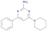 2-Pyrimidinamine, 4-phenyl-6-(1-piperidinyl)-