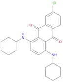 9,10-Anthracenedione, 6-chloro-1,4-bis(cyclohexylamino)-