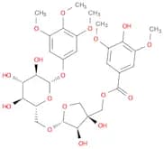 β-D-Glucopyranoside, 3,4,5-trimethoxyphenyl 6-O-[5-O-(4-hydroxy-3,5-dimethoxybenzoyl)-D-apio-β-D-f…