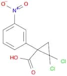 Cyclopropanecarboxylic acid, 2,2-dichloro-1-(3-nitrophenyl)-, (+)-