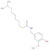 Heptanamide, N-[(4-hydroxy-3-methoxyphenyl)methyl]-7-[(1-methylethyl)thio]-
