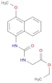 Glycine, N-[[(4-methoxy-1-naphthalenyl)amino]carbonyl]-, ethyl ester