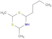 4H-1,3,5-Dithiazine, 4-butyldihydro-2,6-dimethyl-