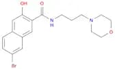 2-Naphthalenecarboxamide, 7-bromo-3-hydroxy-N-[3-(4-morpholinyl)propyl]-