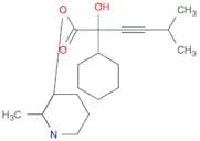 Cyclohexaneacetic acid, α-hydroxy-α-(3-methyl-1-butyn-1-yl)-, 2-methyl-1-azabicyclo[2.2.2]oct-3-yl…
