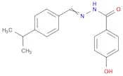 Benzoic acid, 4-hydroxy-, 2-[[4-(1-methylethyl)phenyl]methylene]hydrazide