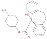 5H-Dibenzo[a,d]cycloheptene-5-carboxylic acid, 10,11-dihydro-5-hydroxy-, 1-methyl-4-piperidinyl es…