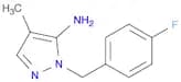 1-(4-Fluorobenzyl)-4-methyl-1h-pyrazol-5-amine