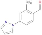 Benzaldehyde, 2-methyl-4-(1H-pyrazol-1-yl)-