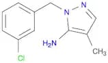 1-(3-chlorobenzyl)-4-methyl-1H-pyrazol-5-amine