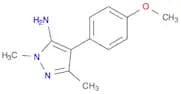 4-(4-Methoxyphenyl)-1,3-dimethyl-1H-pyrazol-5-amine
