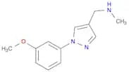 1-(1-(3-Methoxyphenyl)-1H-pyrazol-4-yl)-N-methylmethanamine