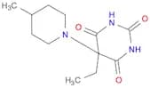 2,4,6(1H,3H,5H)-Pyrimidinetrione, 5-ethyl-5-(4-methyl-1-piperidinyl)-