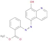 Benzoic acid, 2-[2-(8-hydroxy-5-quinolinyl)diazenyl]-, methyl ester