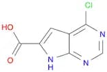7H-Pyrrolo[2,3-d]pyrimidine-6-carboxylic acid, 4-chloro-