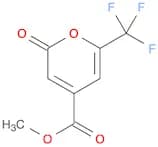 2H-Pyran-4-carboxylic acid, 2-oxo-6-(trifluoromethyl)-, methyl ester