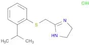 1H-Imidazole, 4,5-dihydro-2-[[[2-(1-methylethyl)phenyl]thio]methyl]-, hydrochloride (1:1)