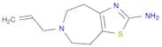 4H-Thiazolo[4,5-d]azepin-2-amine, 5,6,7,8-tetrahydro-6-(2-propen-1-yl)-