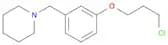 Piperidine, 1-[[3-(3-chloropropoxy)phenyl]methyl]-