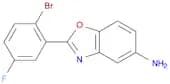 2-(2-Bromo-5-fluorophenyl)benzo[d]oxazol-5-amine