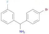 (4-Bromophenyl)(3-fluorophenyl)methanamine