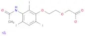 Acetic acid,2-[2-[3-(acetylamino)-2,4,6-triiodophenoxy]ethoxy]-, sodium salt (1:1)