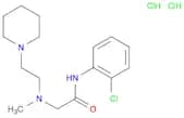 Acetamide, N-(2-chlorophenyl)-2-[methyl[2-(1-piperidinyl)ethyl]amino]-, hydrochloride (1:2)