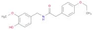 Benzeneacetamide, 4-ethoxy-N-[(4-hydroxy-3-methoxyphenyl)methyl]-