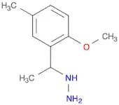Hydrazine, [1-(2-methoxy-5-methylphenyl)ethyl]-