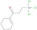 1-Propanone, 1-(1-cyclohexen-1-yl)-3-(trichlorostannyl)-