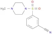 3-((4-Methylpiperazin-1-yl)sulfonyl)benzonitrile