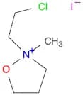 Isoxazolidinium, 2-(2-chloroethyl)-2-methyl-, iodide (1:1)