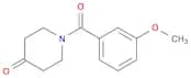 1-(3-Methoxybenzoyl)piperidin-4-one