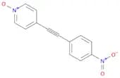 Pyridine, 4-[2-(4-nitrophenyl)ethynyl]-, 1-oxide