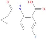 2-(Cyclopropanecarboxamido)-5-fluorobenzoic acid